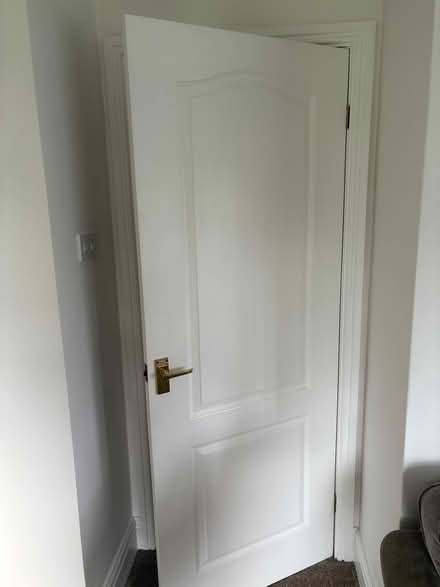 Photo of free 4 White Internal Doors With Handles/Hinges (Saltcotes FY8) #2