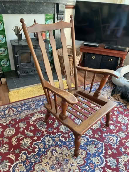 Photo of free Wooden chair (Whitchurch) #1