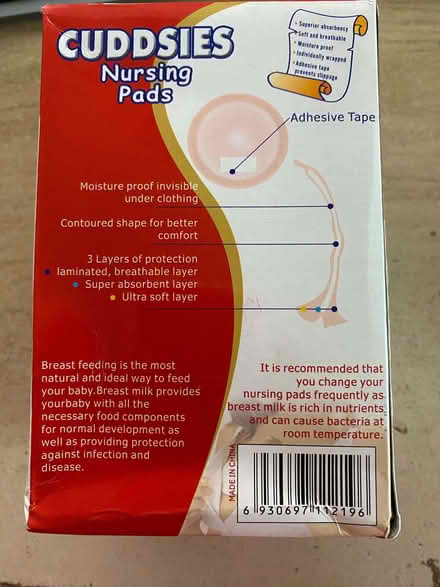 Photo of free nursing pads x8 (Hoddesdon EN11) #1