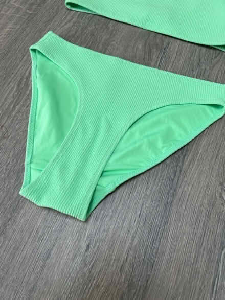 Photo of free 2 Piece Swim Suit. Green. 12-14 years. Good condition. (Southsea PO4) #3