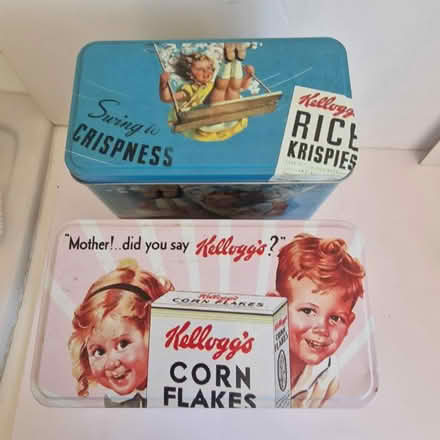 Photo of free Kelloggs Cereal Tins x 2 (Abingdon North) #2