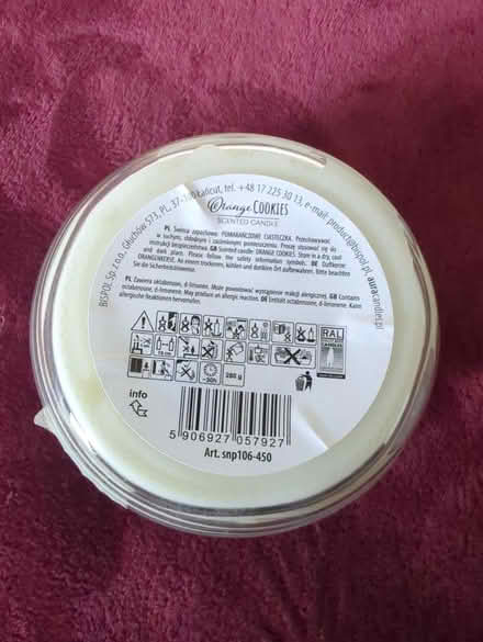 Photo of free Scented candle (Holloway road) #2