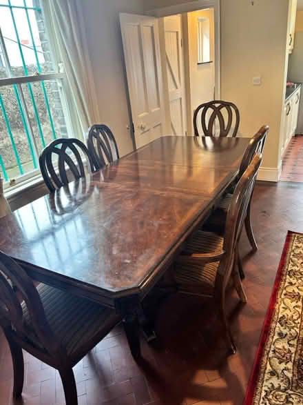 Photo of free Dining room table and chairs (Upper Rathmines) #3