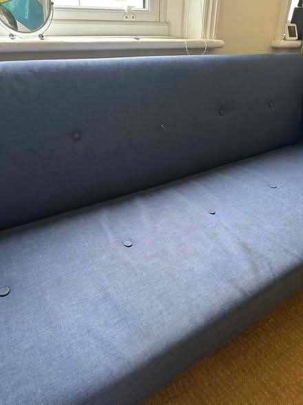 Photo of free Blue sofa bed (West Kensington W14) #2