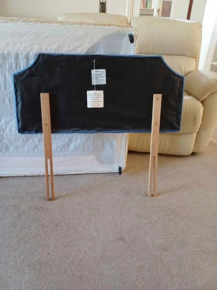 Photo of free Headboard - Medium Blue - 3 foot (Rainham, Kent - ME8) #2