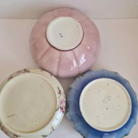 Photo of free Antique Metal Rimmed Ceramic Bowls (Abingdon North) #4