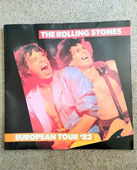 Photo of free Rolling Stones European Tour 1982 Souvenir Booklet (Surrey Heath GU24) #1