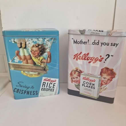 Photo of free Kelloggs Cereal Tins x 2 (Abingdon North) #1