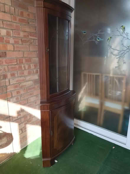Photo of free Wooden display cabinet (Cranfield MK43) #2