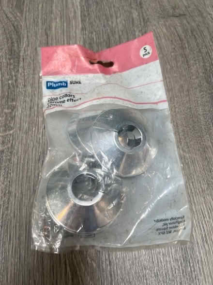 Photo of free 5 pack of pipe collars. Unopened. (Southsea PO4) #1