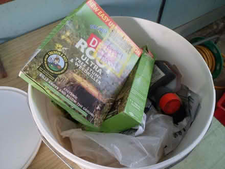 Photo of free Weed Killer. Large Bucket full of various Packets! (Moreton CH46) #1