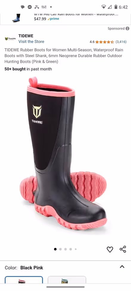 Photo of Women's waterproof work boots (98499) #1