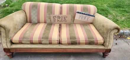 Photo of free HIckory White Sofa-high end (Fanwood, NJ) #1