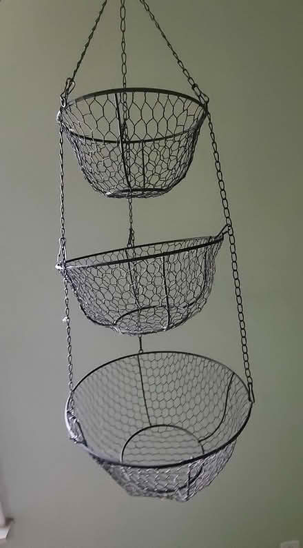 Photo of free Hanging metal basket (Ann Arbor Northwest Side) #1