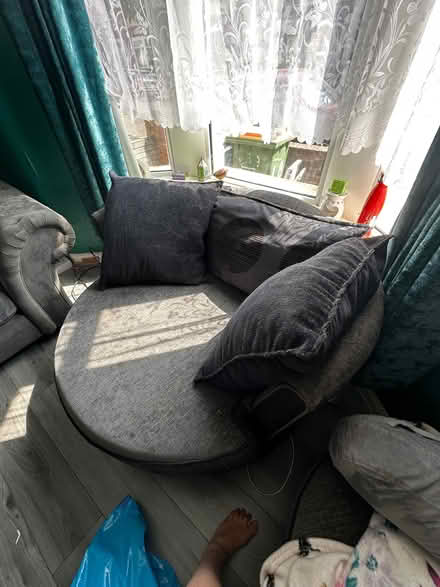 Photo of free Four seat sofa & Cuddle chair (East Ham E6) #4