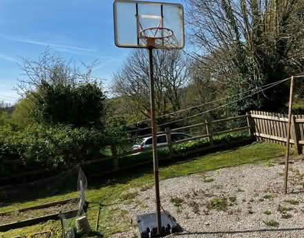 Photo of free Basketball hoop - full-size, freestanding, rusty (Mawgan TR12) #2