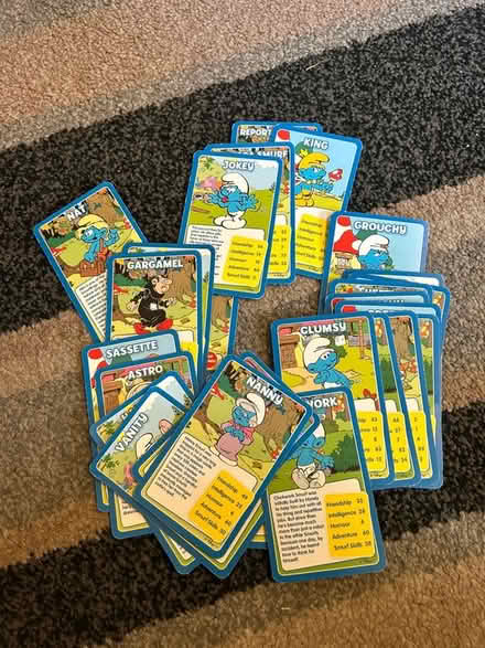 Photo of free Top trumps the Smurfs (Jennetts park RG12) #1
