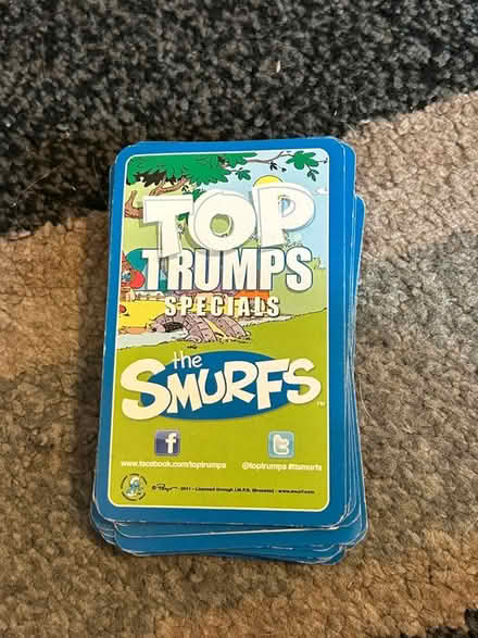 Photo of free Top trumps the Smurfs (Jennetts park RG12) #2