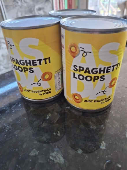 Photo of free 3 x tins of spaghetti hoops (Hastings TN34) #1