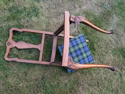 Photo of free Antique (?) chair; needs repairing? (AB24) #4