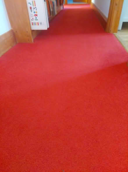 Photo of free Axminster Dark Red Landing Carpet (Horsham) #2