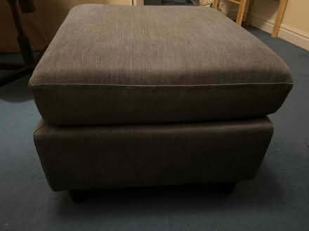 Photo of free Pouffe grey (Limehouse E14) #1