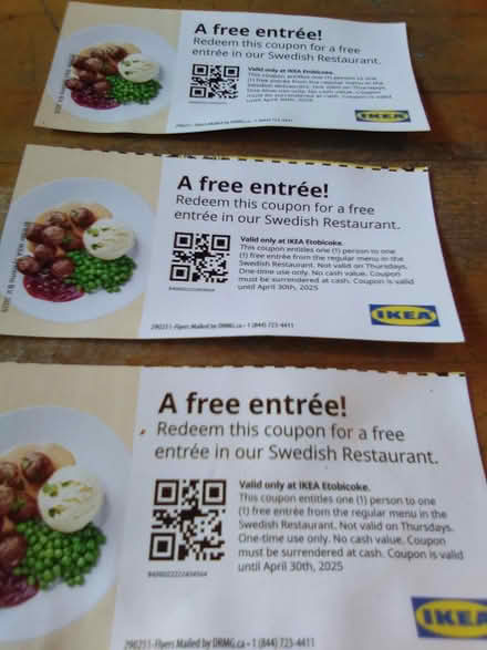 Photo of free IKEA dinner tonight x 3 (Lakeshore/Mimico) #1