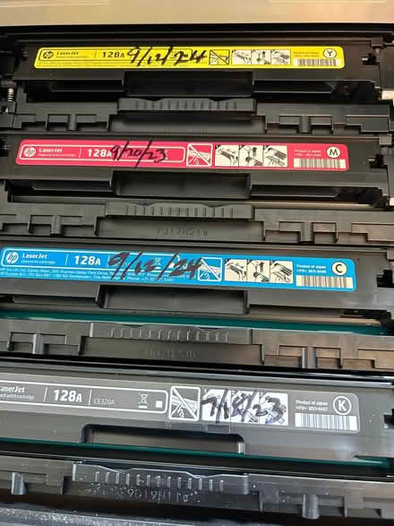 Photo of free Toner cartridges, HP color printer (Lemay/Mehville area) #1