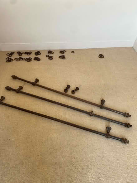 Photo of free 3 Curtain Poles (CT11) #1