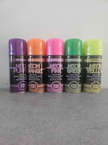 Photo of free Neon spray paints (Bearsted) #1