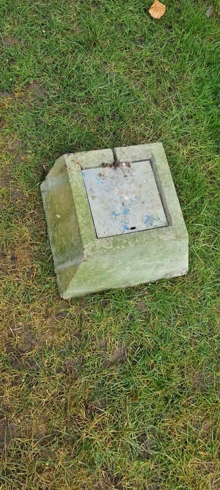 Photo of free Tap stop valve concrete housing (Binfield Heath RG9) #2