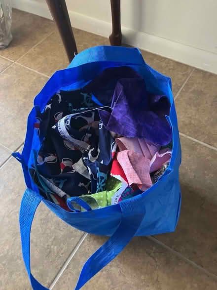 Photo of free Fabric Scraps large bag (SR 54 & Little) #1