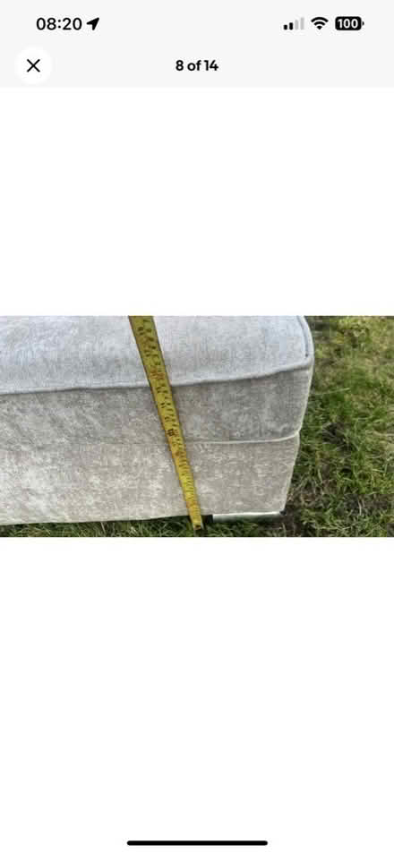 Photo of free 2 Crushed Velvet Footstools (Skerton LA1) #4