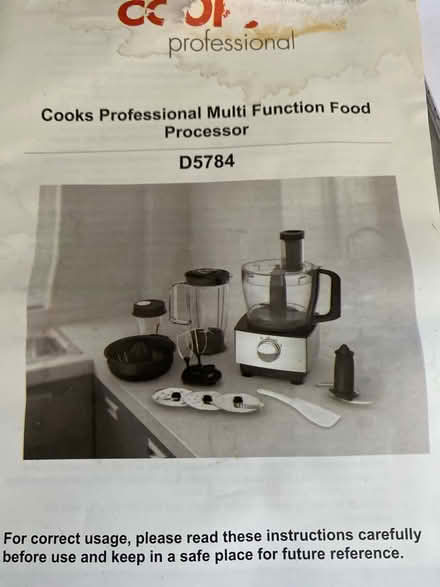 Photo of free Food processor, not working (Abingdon OX14) #1