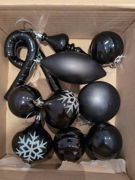 Photo of free Black baubles (HA7 Stanmore) #1
