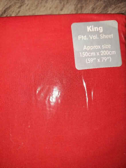 Photo of free King Size Valance Sheet (CT12) #2