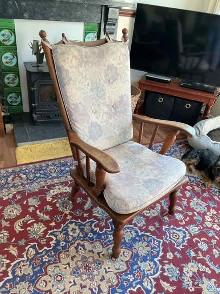 Photo of free Wooden chair (Whitchurch) #3