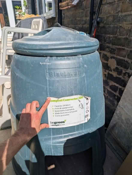 Photo of free Garden 220liter compost bin (SE13 Hither Green) #2