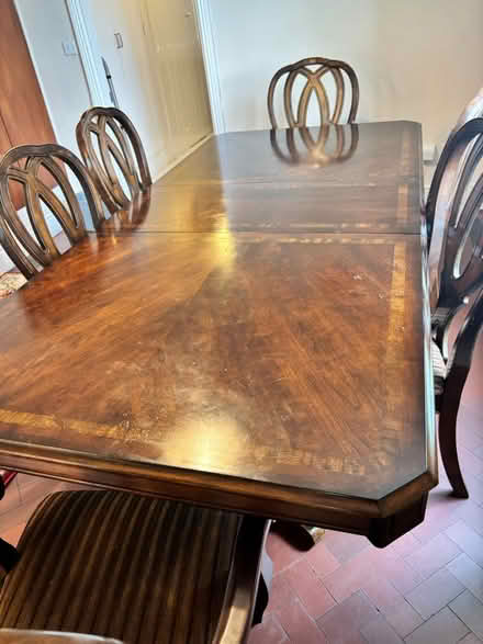 Photo of free Dining room table and chairs (Upper Rathmines) #1