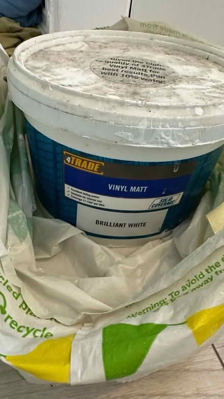Photo of free Broken pot of white paint (New Eltham SE9) #2