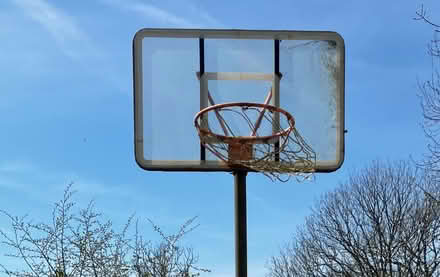 Photo of free Basketball hoop - full-size, freestanding, rusty (Mawgan TR12) #1