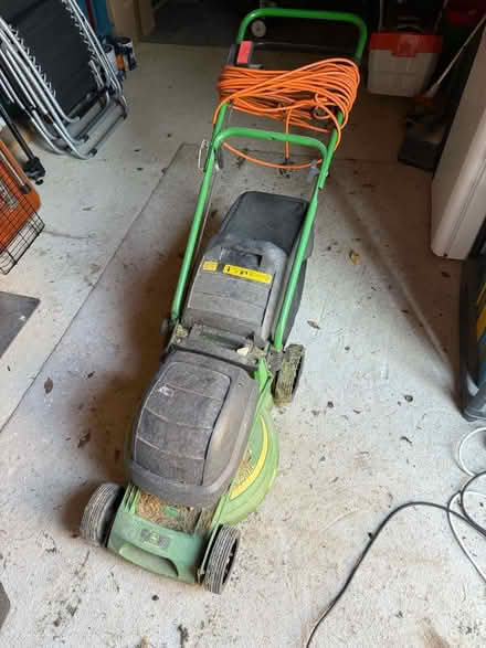Photo of free Electric lawnmower (Roundway SN10) #1