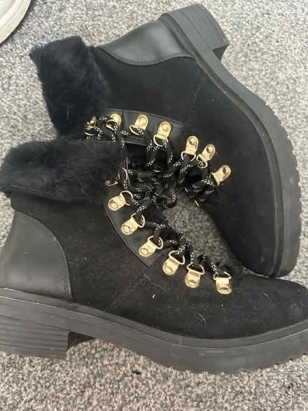 Photo of free Black furry boots (South Shields NE33) #1