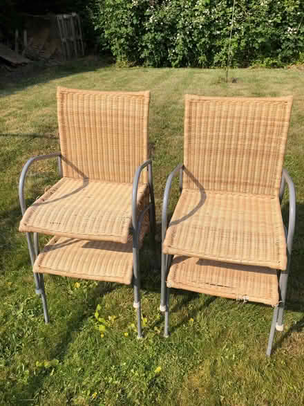 Photo of free Four garden chairs (Mapperley NG3) #1