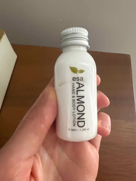 Photo of free Esa travel size lotion (Clinton Hill, Brooklyn) #2