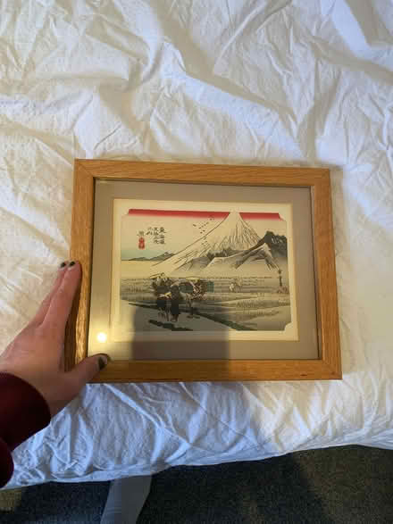 Photo of free Japanese print + wood frame (Chalk Farm NW3) #2
