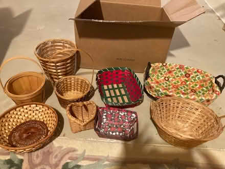 Photo of free Box of baskets (Cherry Hill and Beck area) #1