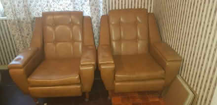 Photo of free Pair of retro armchairs (Lewisham SE13) #1