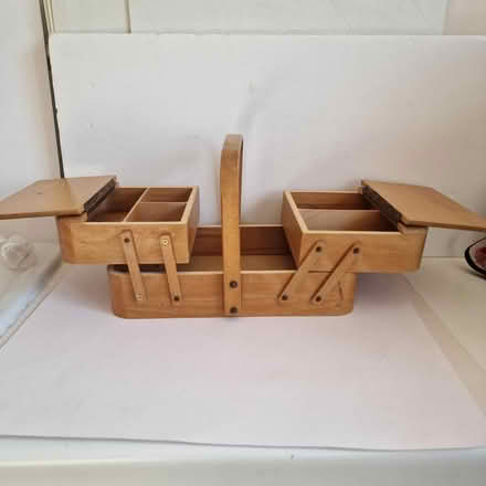 Photo of free Wooden Cantilever Sewing Boxes (Abingdon North) #2