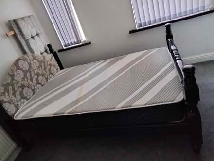 Photo of free Double bed with mattress (ST3 longton) #1